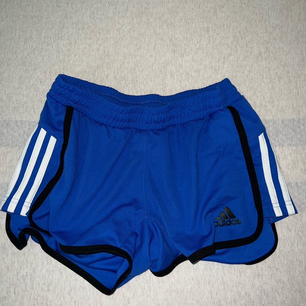 Blue women adidas shorts XS